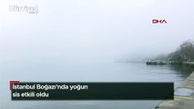 İstanbul Boğazı’nda yoğun sis etkili oldu