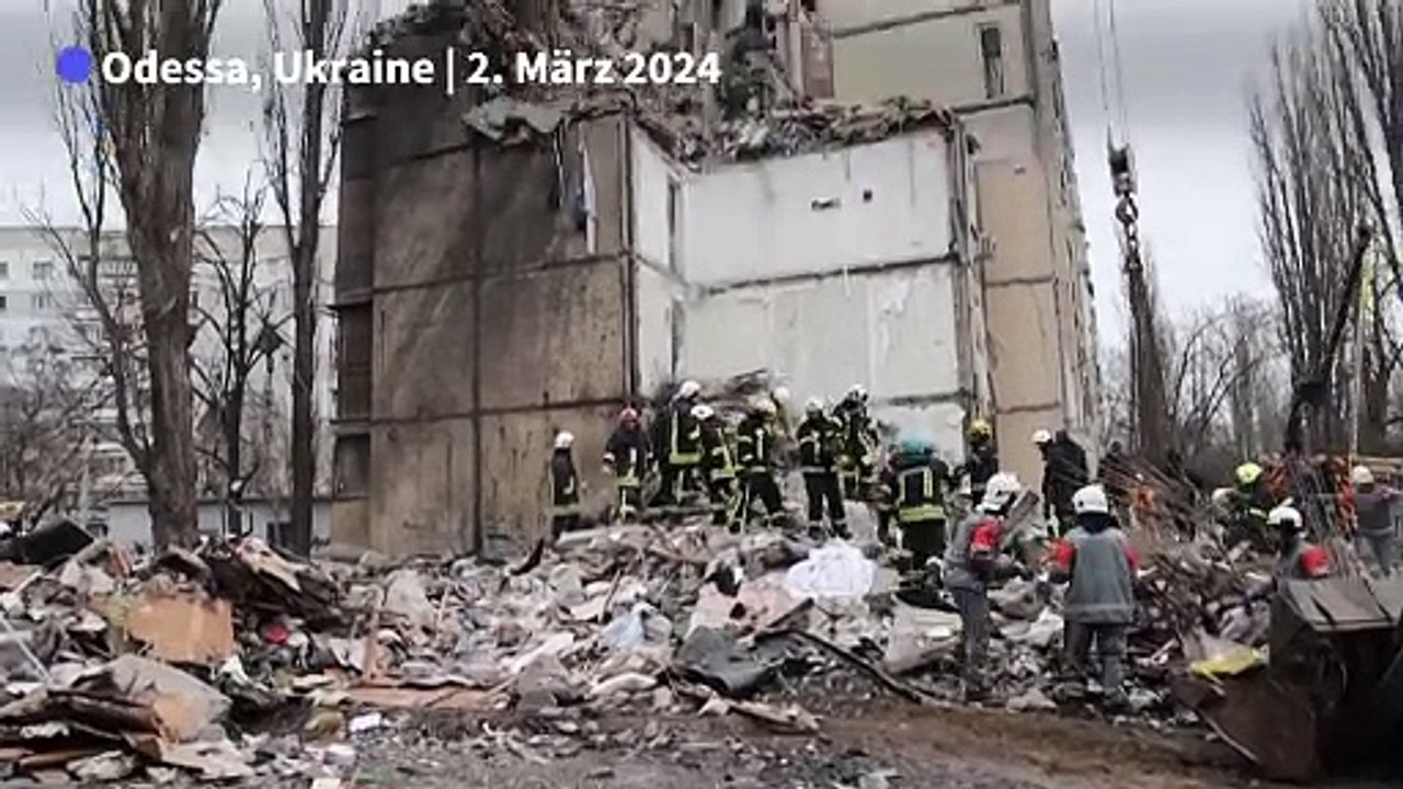 Nach russischem Angriff auf Odessa: Zahl der Toten steigt auf zwölf
