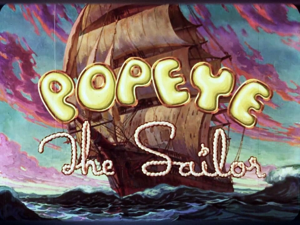 Popeye the Sailor Meets Sindbad the Sailor (1936) | Temel Reis, Sinbad'a Karşı | Colorized Version