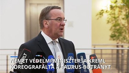 Német védelmi miniszter: a Taurus-botrányt a Kreml koreografálta