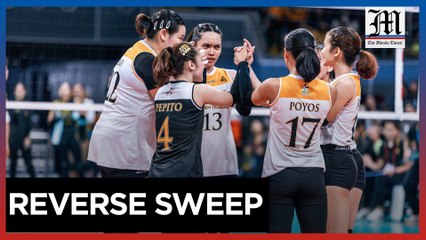 UST Golden Tigresses pull off reverse sweep vs Lady Tamaraws
