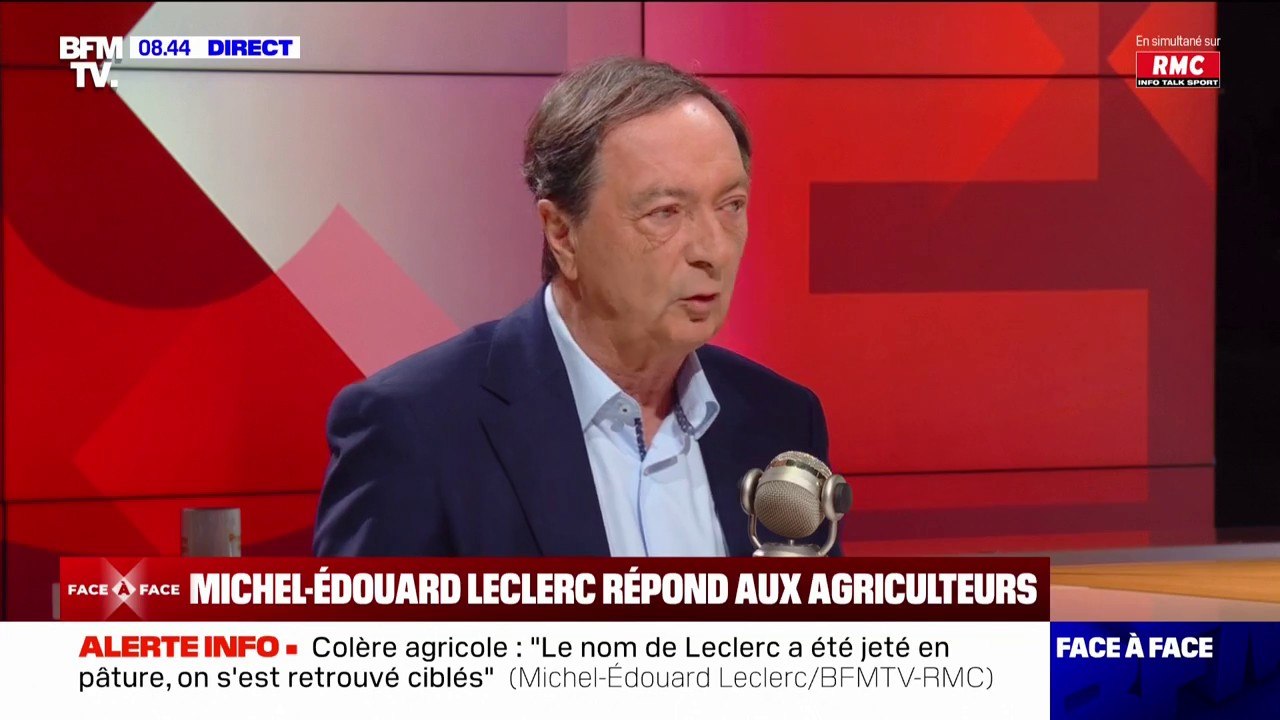 Michel-Édouard Leclerc: "On ne peut pas me demander un jour de vendre de l'essence à perte et en même temps appliquer une loi où je dois prendre 10% de marge sur des produits industriels"