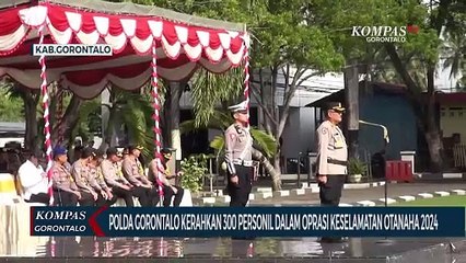 Polda Gorontalo Kerahkan 300 Personil Dalam Oprasi Keselamatan Otanaha 2024