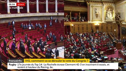 Le Parlement se réunit cet après-midi en Congrès au Château de Versailles pour faire de la France le premier pays au monde à inscrire explicitement dans sa Constitution l’interruption volontaire de grossesse - VIDEO