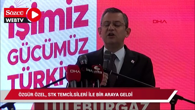 Özgür Özel, STK temsilcileri ile bir araya geldi