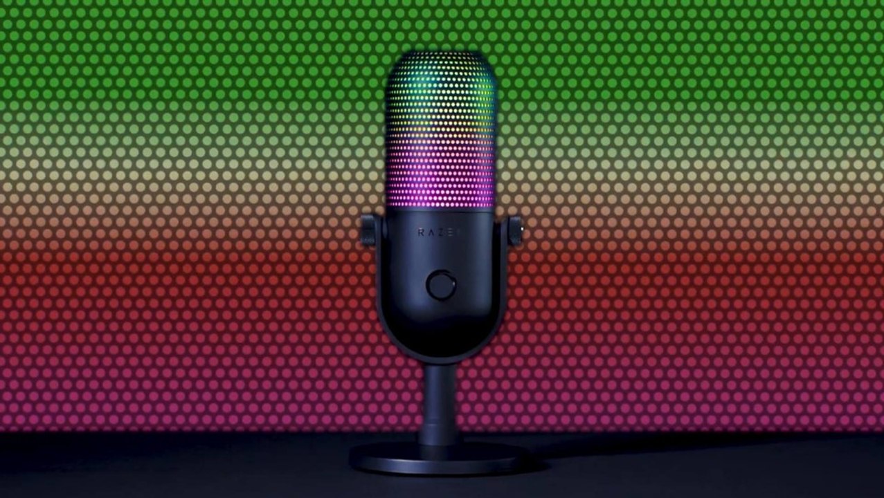 USB-Mikrofon mit RGB-Beleuchtung: Razer stellt das neue Seiren V3 Chroma vor