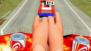 Funny & Lego Cars vs Hand Clapping Mod  in BeamNG  drive # dailymotion gaming trending