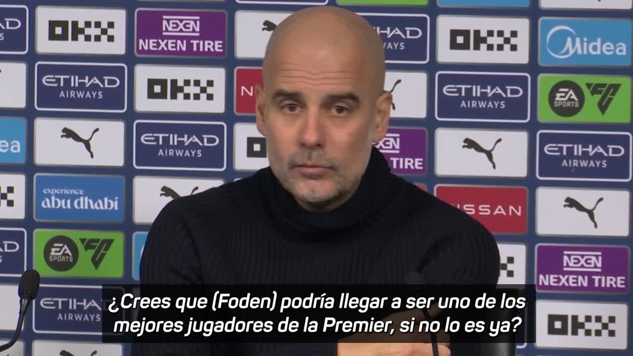 Guardiola: "Foden es el mejor jugador de la Pre...