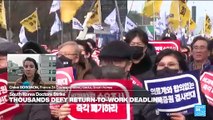 South Korea says to start legal action against doctors over walkout