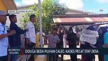 Diduga Beda Pilihan Caleg, Kades Pecat Staf Desa