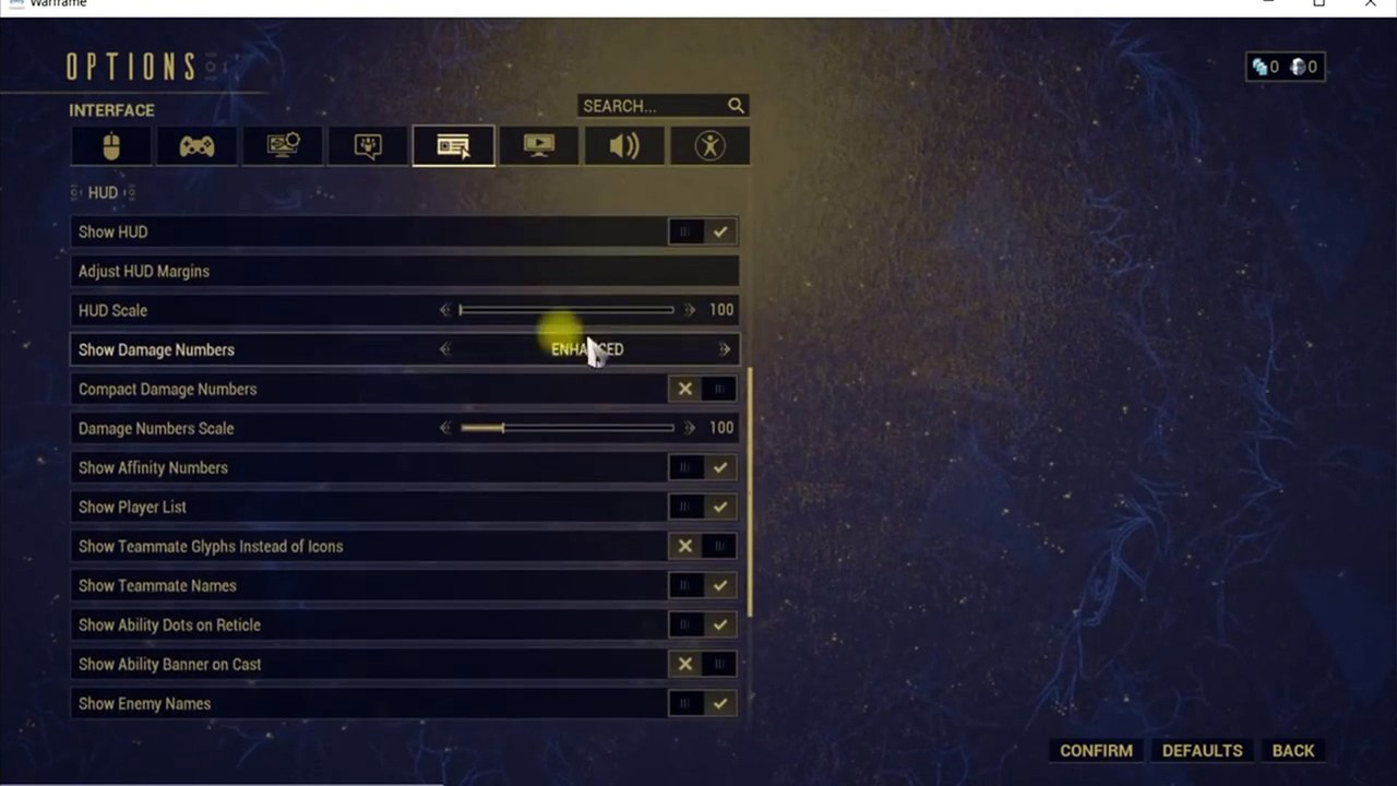 Warframe settings 1