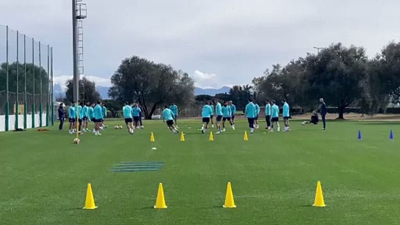 Lazio, la rifinitura a Formello prima del Bayern