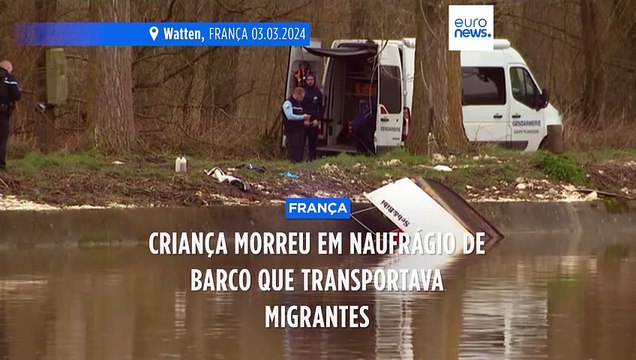 Criança de 7 anos morre em naufrágio de barco com migrantes que tentava atravessar Canal da Mancha