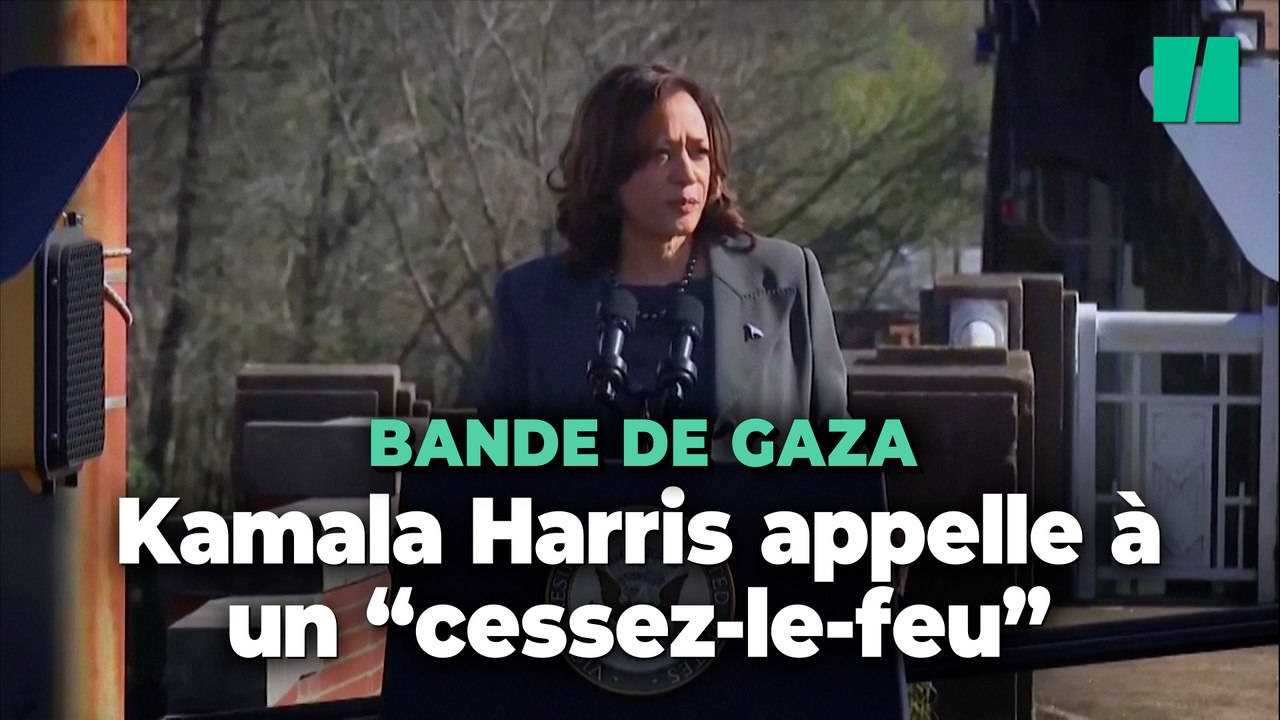 La vice-présidente des États-Unis Kamala Harris demande un "cessez-le-feu immédiat" dans la bande de Gaza