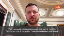 Zelensky: Putin non vuole nessuna pace