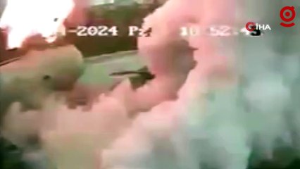 Ataşehir’de tankerin patlama anı kamerada