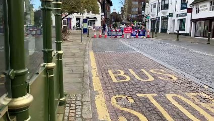 Road repairs underway in Horsham town centre