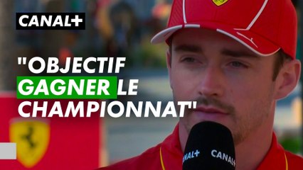 Charles Leclerc Fixe son Objectif : Gagner le Championnat 🏆