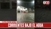 Temporal en Corrientes: vecinos desesperados huyen en botes del lugar