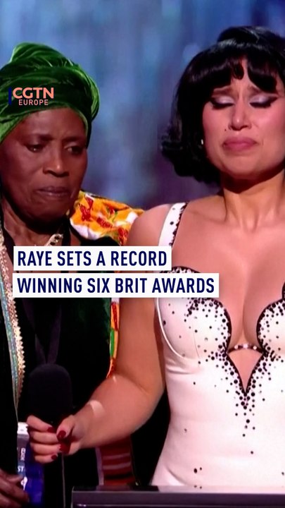 Raye sets a record - winning six BRIT Awards