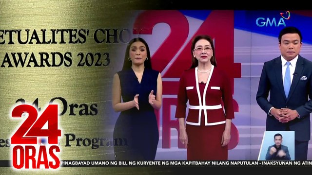Ilang Kapuso programs at personalities, kinilala; 24 Oras wagi bilang Best News Program | 24 Oras