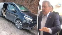 BBP Genel Başkanı Mustafa Destici'nin içinde bulunduğu makam aracı kaza yaptı