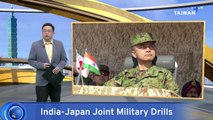 Japan, India Conduct Joint Military Drills in Desert Environment