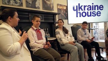 Ukrainian children visit US to spotlight mass abductions