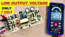 Only 7 Volt Output instead of 12 volt, Low Output voltage