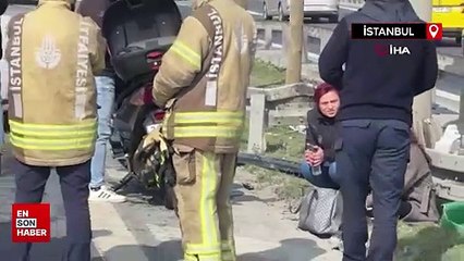 TEM bağlantı yolunda feci kaza