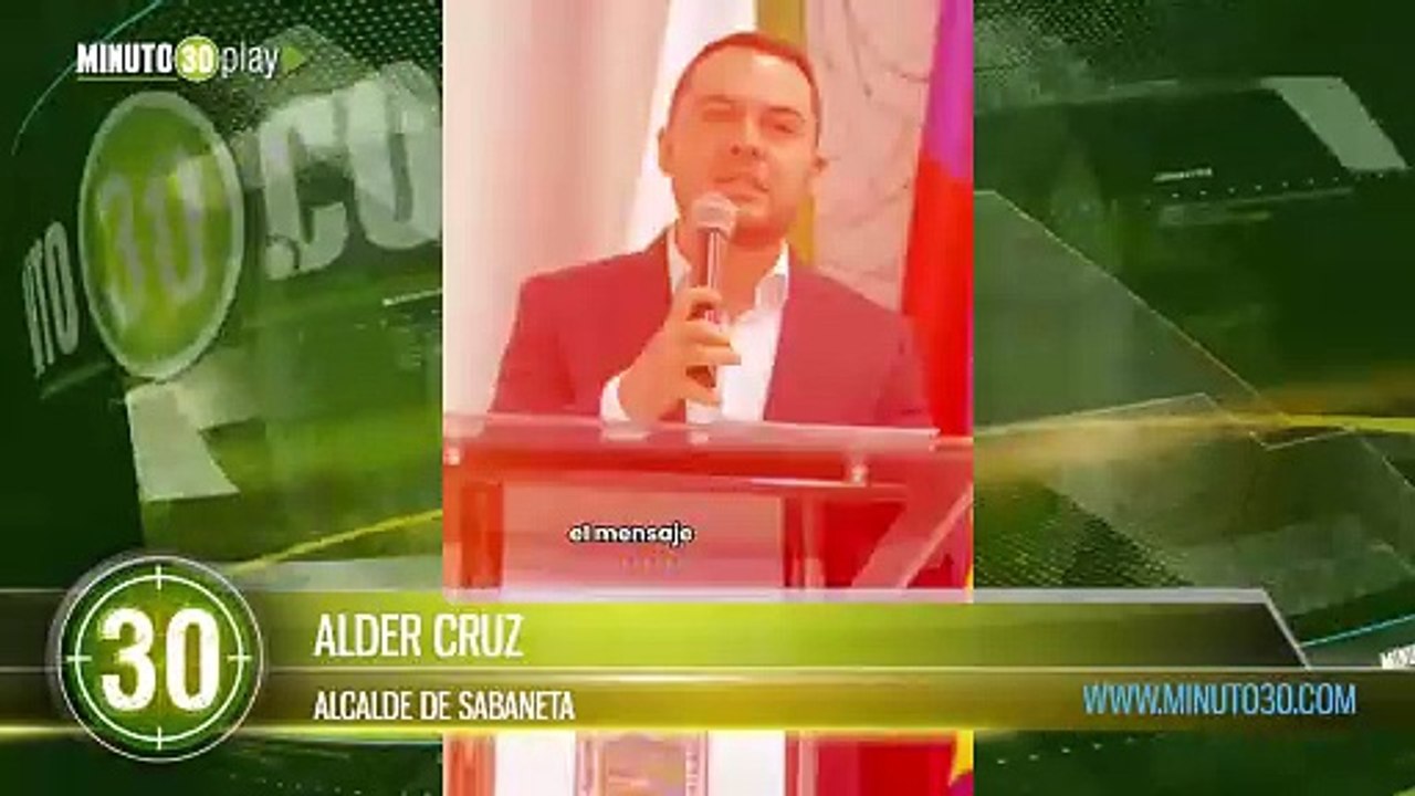 Alcalde Alder Cruz busca convertir a Sabaneta en la ciudad más segura del país