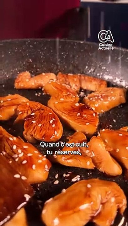 CUISINE ACTUELLE - Riz frit au poulet teriyaki