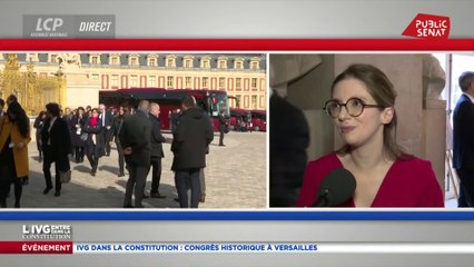 IVG dans la Constitution : la ministre Aurore Bergé salue un moment "historique"