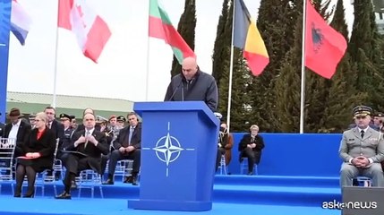 Descargar video: Difesa, il ministro Crosetto inaugura la base Nato in Albania