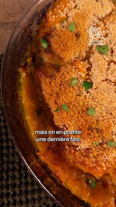 CUISINE ACTUELLE - Gratin de potimarron et bœuf haché