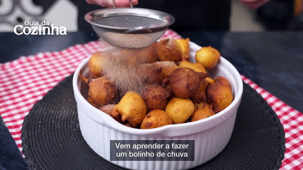 Bolinho de chuva igual de vó: aprenda como fazer
