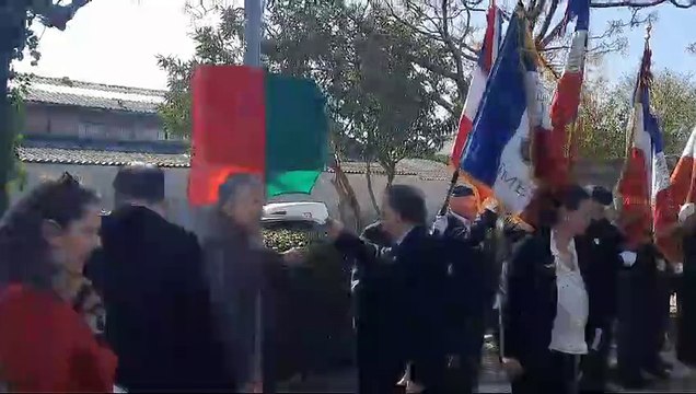 Inauguration du square Andrée Julien à Nîmes.