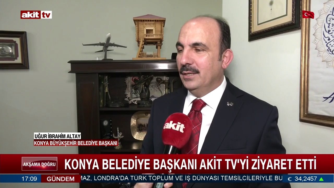 Konya Büyükşehir Belediye Başkanı Akit TV'Yİ ziyaret etti 