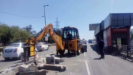 नर्मदापुरम रोड पर मेट्रो और बीआरटीएस के बीच उलझा ट्रैफिक दो लाख से अधिक लोग परेशान