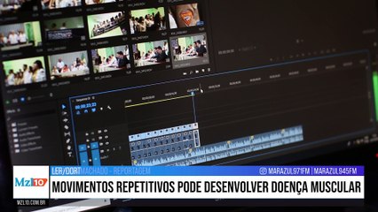 Movimentos repetitivos pode desenvolver doença muscular