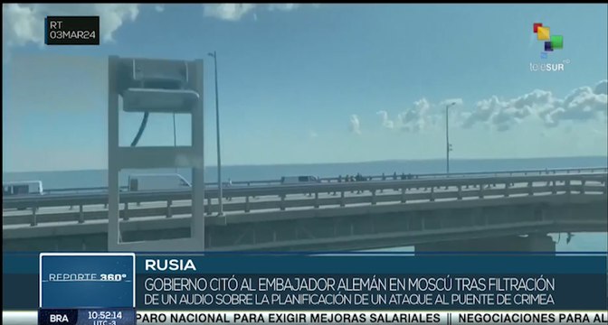 Reporte 360 Matutino 04-03 Rusia cita a embajador alemán a Moscú