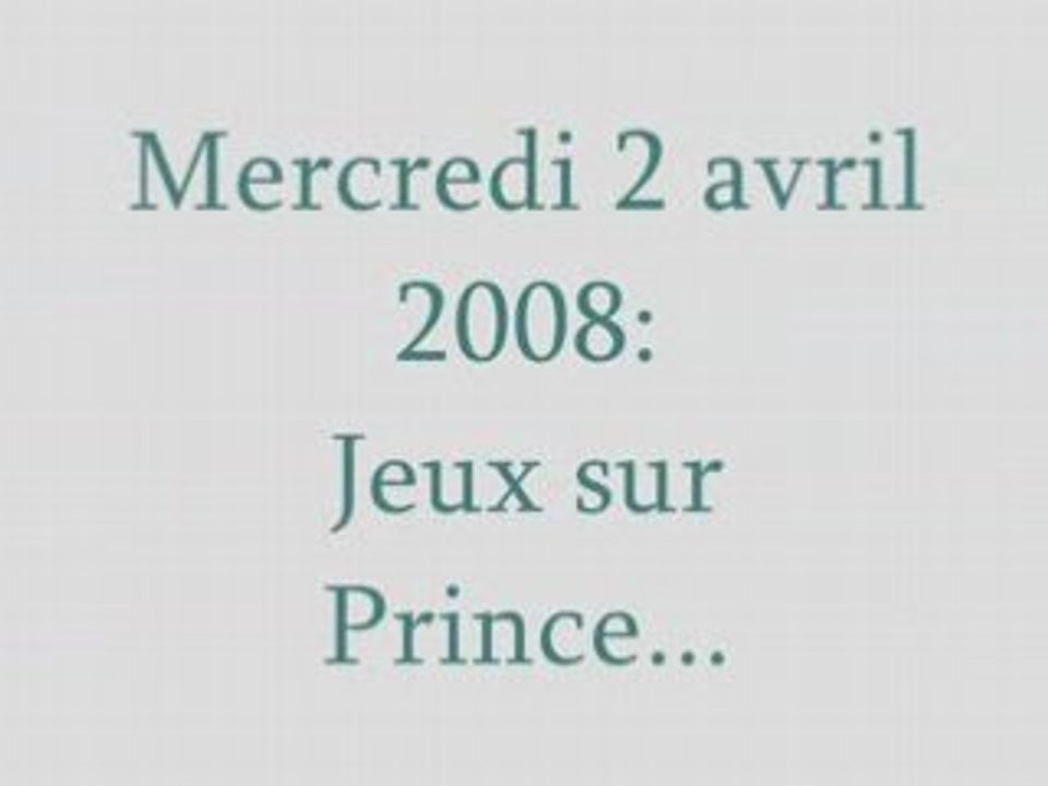 Cours du 2 avril 2008