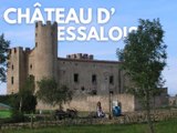 Vue aérienne du château d'Essalois à Chambles - Vu Du Ciel - TL7, Télévision loire 7