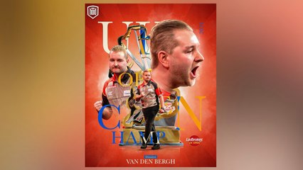 Darts UK Open summary: Dimitri van den Bergh triumphs in Minehead as Littlers’ wait for PDC major goes on