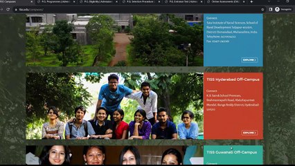 Tissnet 2024 exam, ELIGIBILITY, SELECTION PROCEDURE, ENTRANCE TEST, ONLINE ASSESSMENTS (OA)
