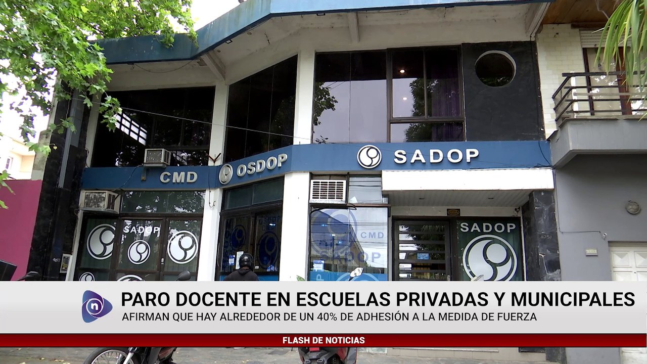 PARO DOCENTE EN ESCUELAS PRIVADAS Y MUNICIPALES