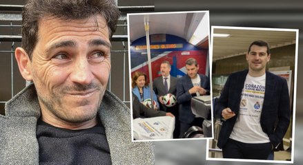 Sorpresa mayúscula en Madrid: Iker Casillas y Roberto Carlos se cuelan en el metro por este motivo