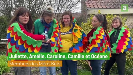 Le vestiaire des carnavaleux : les Méro-Kets déploient leurs ailes