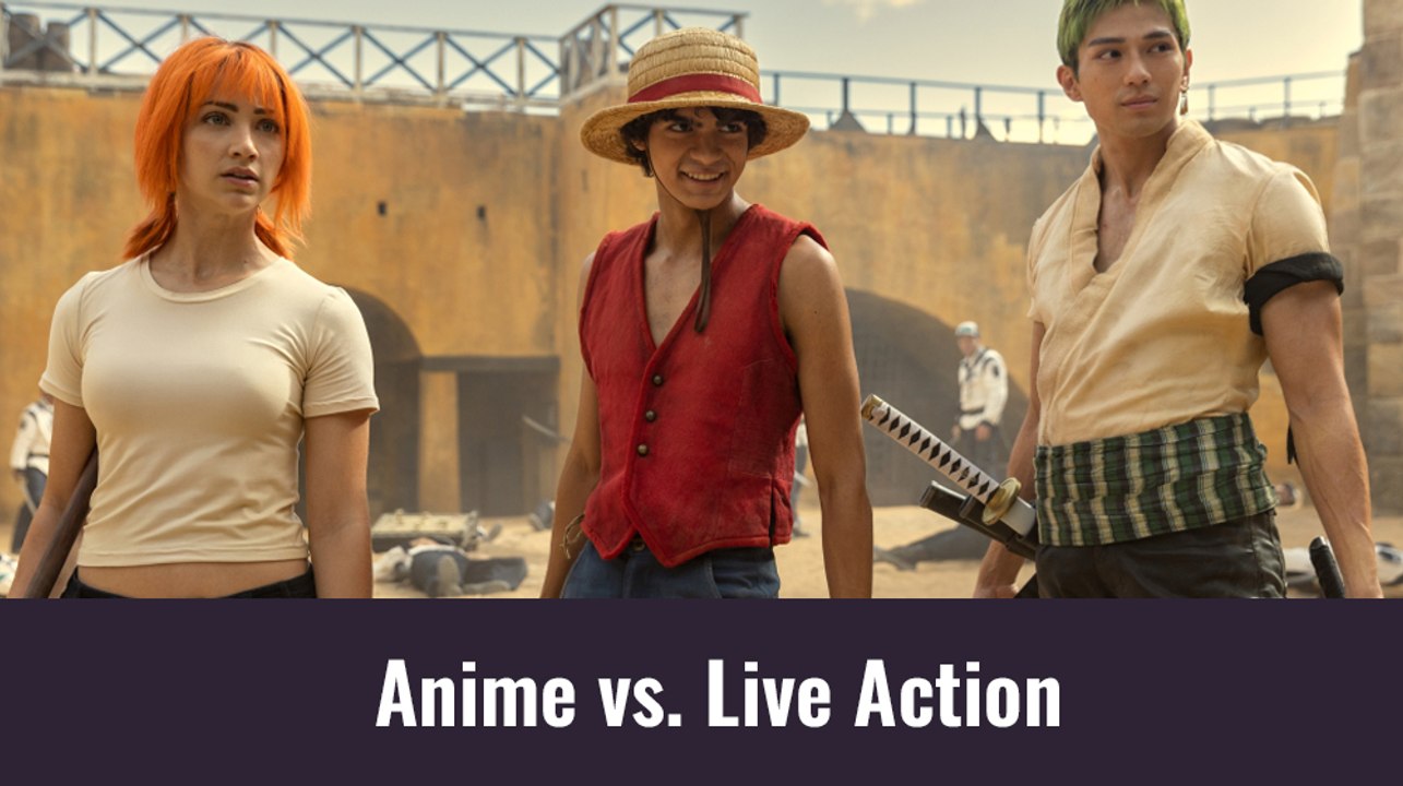 One Piece Anime vs. Live Action Vergleich
