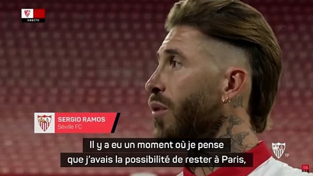 Sergio Ramos affirme qu'il a eu la possibilité de rester à Paris